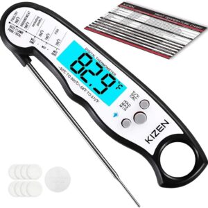 Kizen® Digital Meat Thermometer with Probe BlackWhite