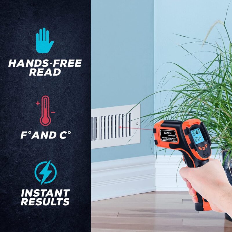 Kizen® Infrared Thermometer Gun (LaserPro LP300)